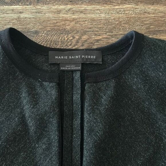 MARIE SAINT PIERRE small 1/2 zip long sleeve top - Picture 2 of 9